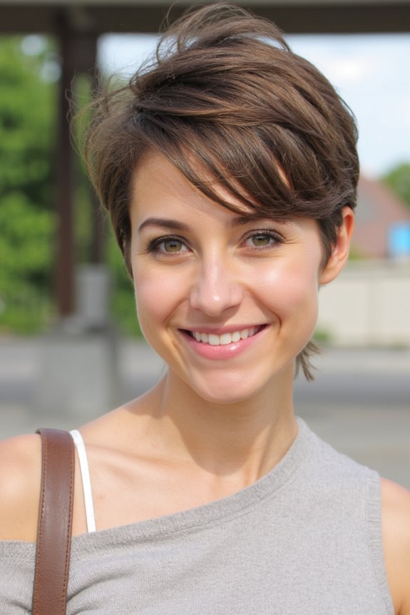 34+ Low-Maintenance Pixie Cuts That Are Still Super Cute in 2025 101 pixie cut with bangs