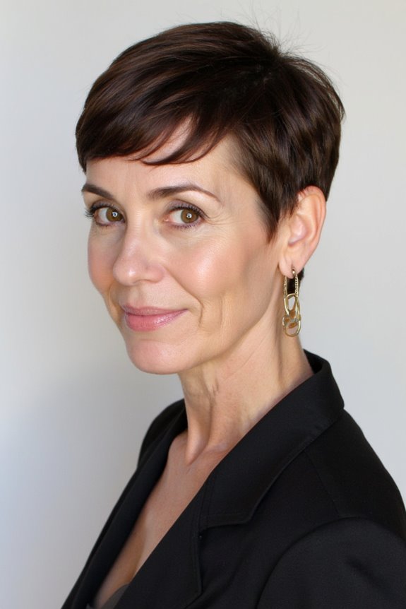 43+ Trendiest Pixie Haircuts for Women Over 50 in 2025 27 pixie cut with bangs