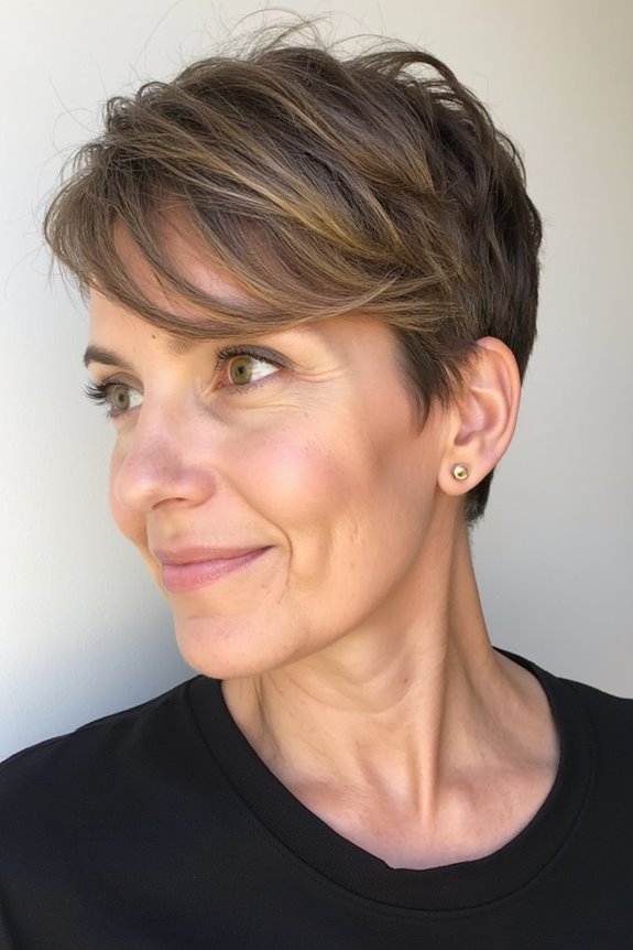 39+ Best Pixie Cuts for Fine Hair to Look Fuller in 2025 39 pixie cut with highlights