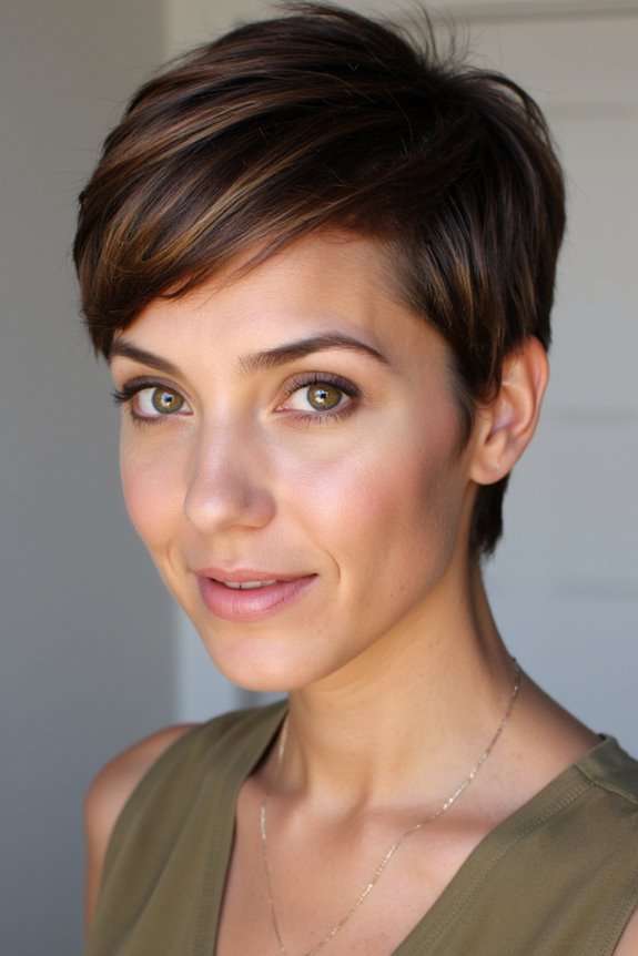 The 50+ Best Pixie Cuts for Thick Hair to Be More Manageable in 2025 44 pixie cut with highlights