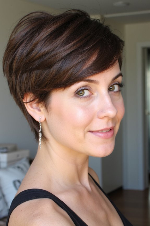 35+ Most Flattering Ways to Get a Pixie Cut for Round Face Shapes in 2025 86 pixie cut with volume