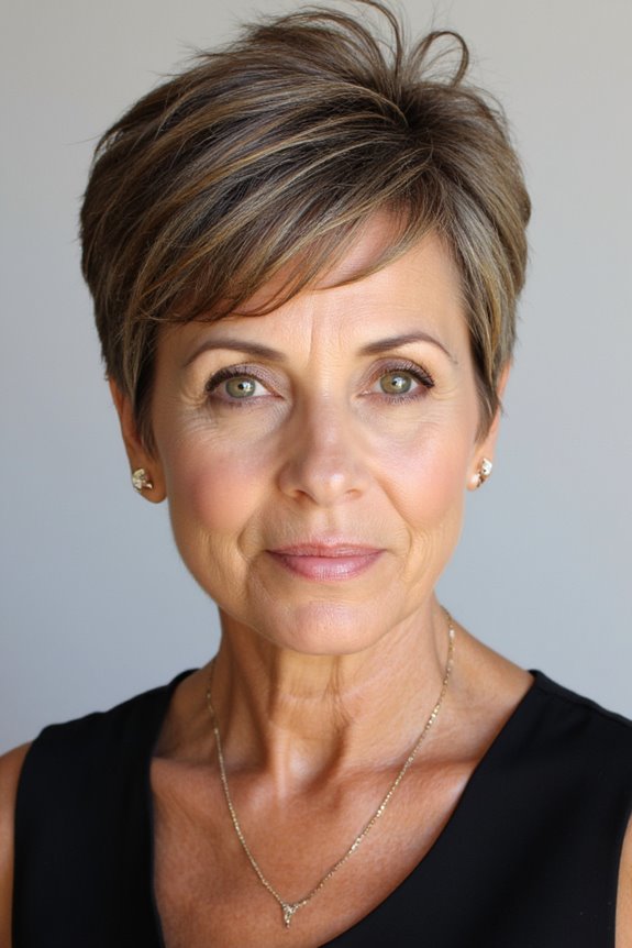 15+ Youthful Pixie Shag Haircuts for Women Over 50 in 2500 33 pixie shag with bangs