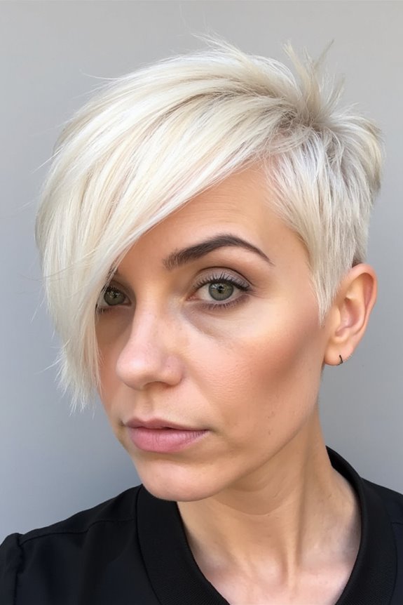 35+ Asymmetrical Pixie Cut Ideas That Make a Statement for 2025 39 platinum blonde pixie maintenance tips