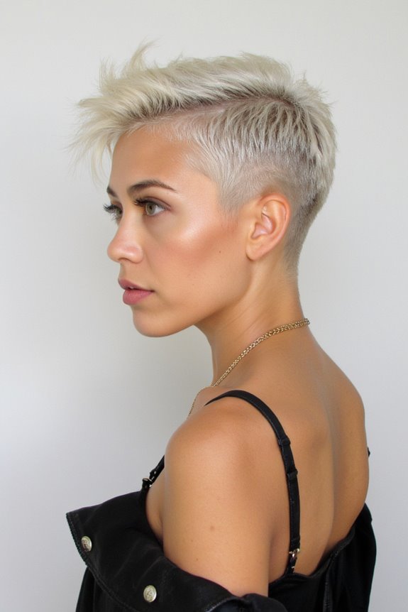 50+ Types of Undercut Pixie Cuts & How to Rock It Best in 2025 77 platinum blonde pixie style
