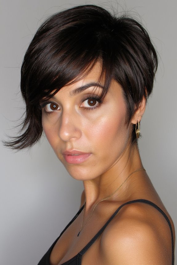 34+ Edgy Pixie Cuts for Women of All Ages and Hair Textures in 2025 113 platinum pixie with fringe