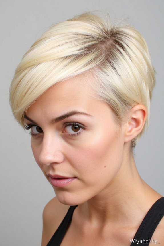 49+ Short Blonde Hair Ideas We Can't Stop Staring At 2025 174 platinum tipped short blonde hairstyle