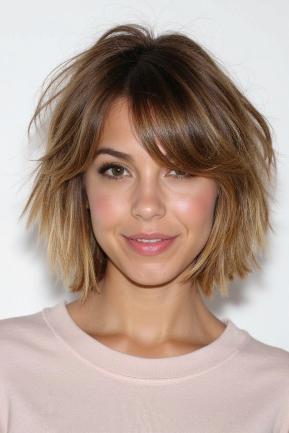 47+ Trendy Short Bob Haircuts & Hairstyles Women Are Getting in 2025 57 playful messy bob hairstyle