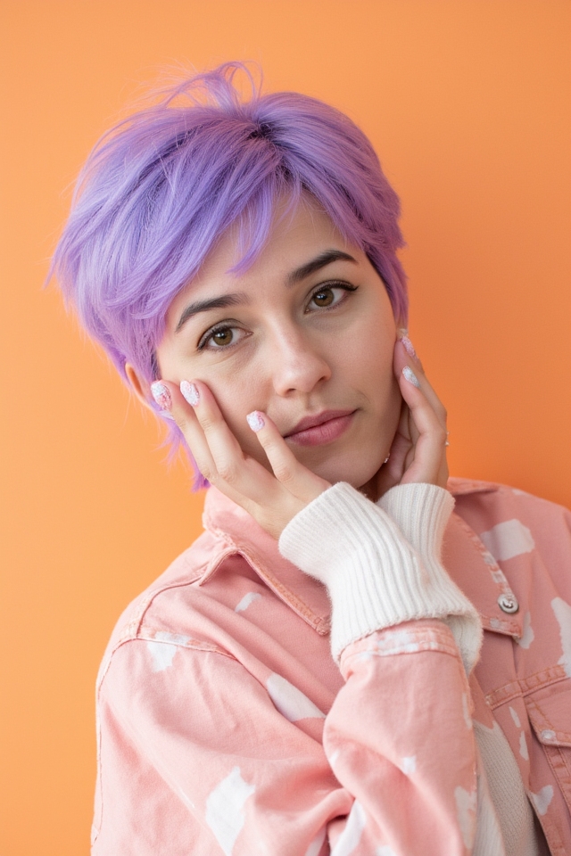 50+ Modern Shaggy Pixie Cut Ideas for 2025 65 playful pastel shaggy pixie
