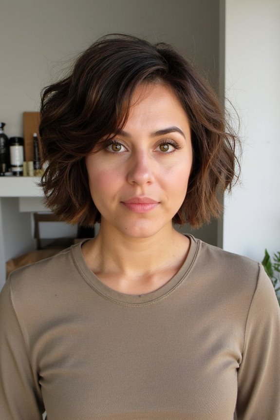 These 34+ Short Shaggy Bob Haircuts Are The On-Trend Look Right Now in 2025 46 playful sophisticated shaggy bob