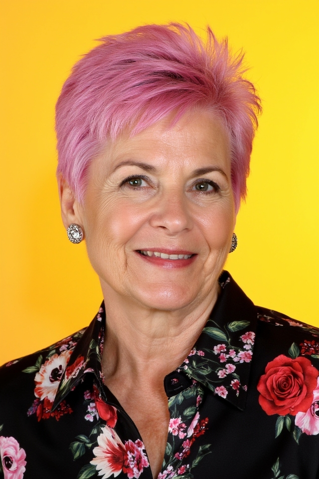 27+ Short Spiky Haircuts for Women Over 60 With Sass in 2025 10 playful spiky shag hairstyle