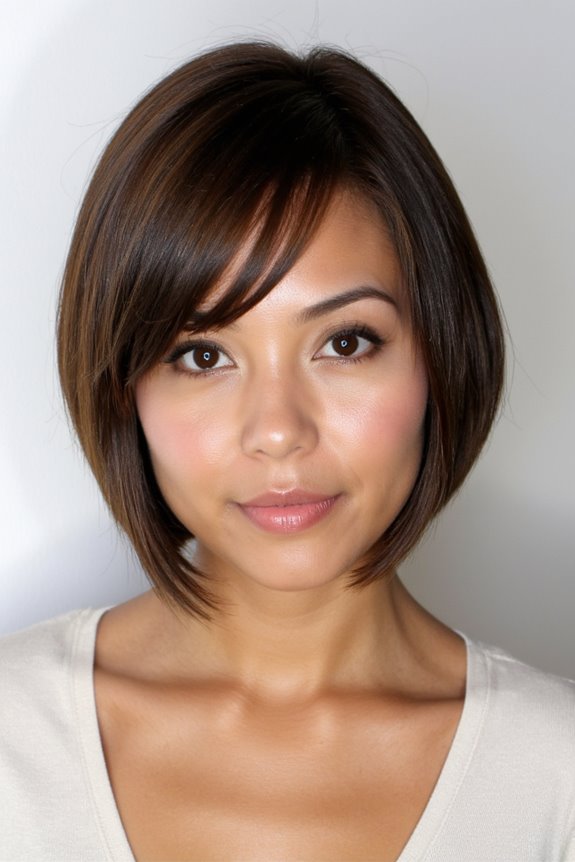 Top 22+ Short Inverted Bob Haircuts Trending in 2025 14 polished modern inverted bob