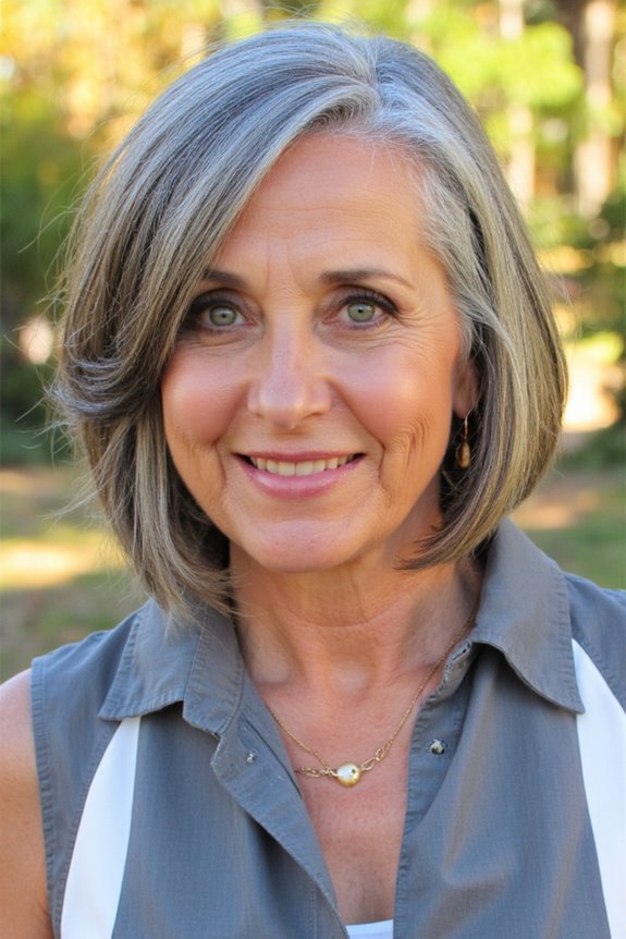 44+ Stylish & Fuss-Free Short Hairstyles for Women Over 50 in 2025 154 polished short bob hairstyle