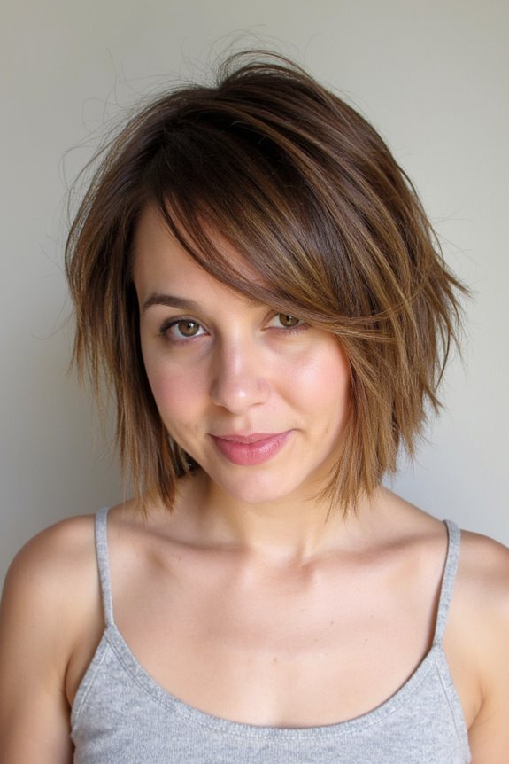 These 34+ Short Shaggy Bob Haircuts Are The On-Trend Look Right Now in 2025 58 razor cut shaggy bob styling