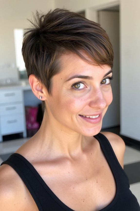 48+ Most Volumizing Pixie Cuts for Thin Hair in 2025 35 razor cut textured pixie hairstyle