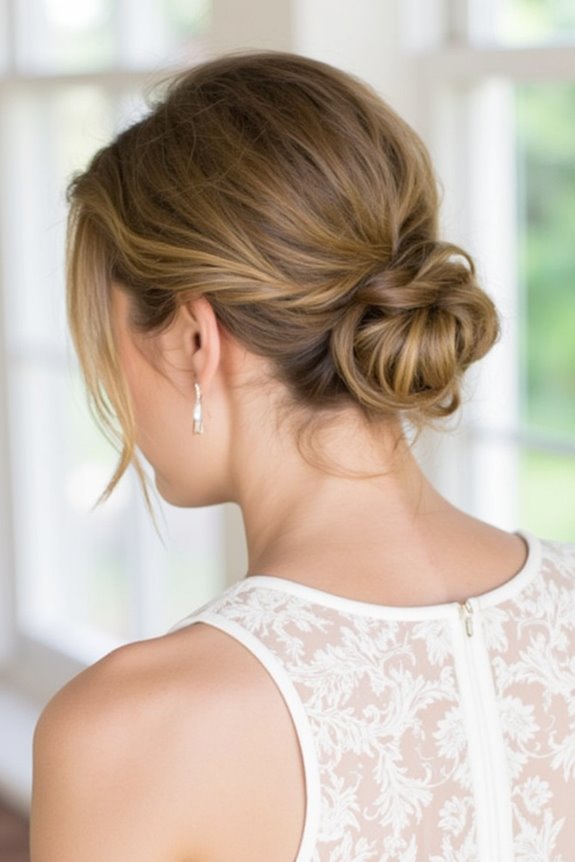 34+ Gorgeous Short Wedding Hairstyles and Bridal Hair Ideas in 2025 89 romantic half up hair twists