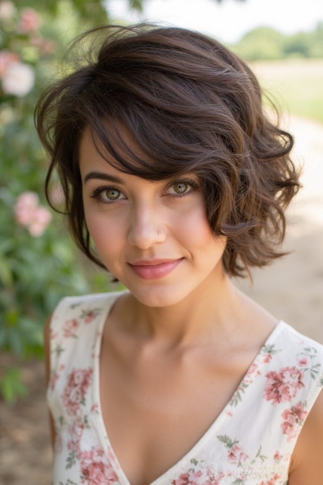 50+ Modern Shaggy Pixie Cut Ideas for 2025 145 romantic soft curled pixie
