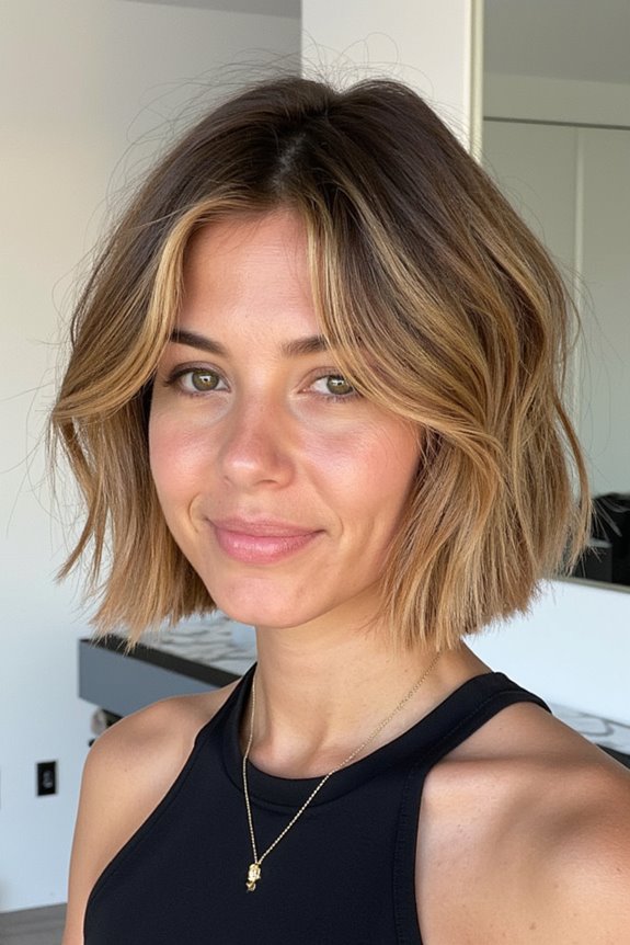 16+ Best Short Hair With Highlights in 2025 10 rose gold layered crop style