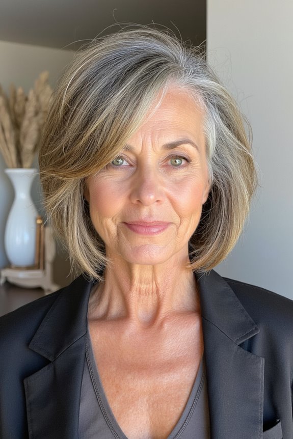 15+ Stylish Short Bob With Bangs Ideas for Older Women in 2025 54 shaggy bob wispy bangs