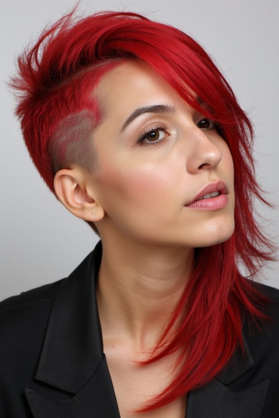 35+ Edgy Short Haircuts for Women Wanting a Bold, New Style in 2025 25 shaved side long top