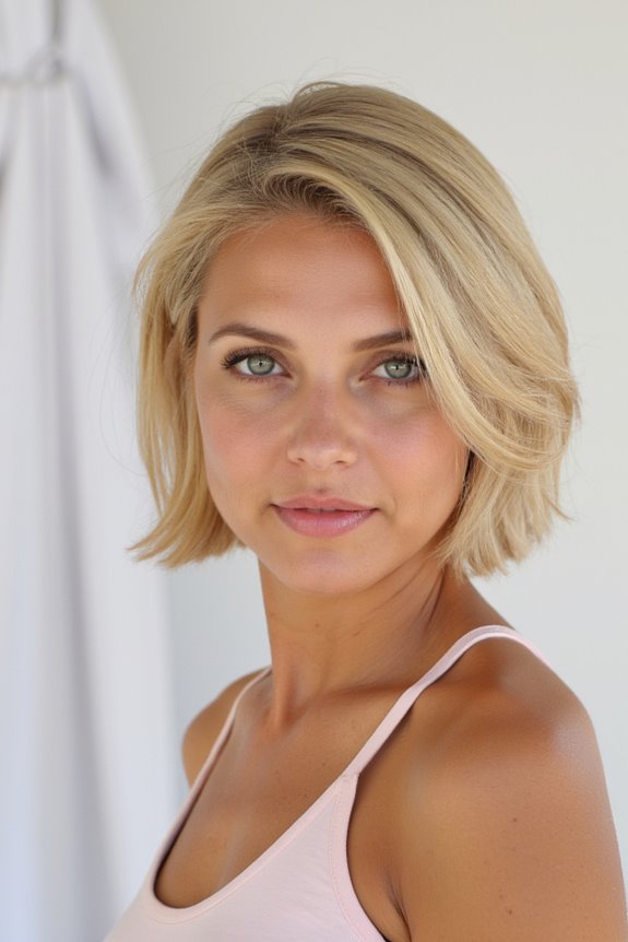 49+ Short Blonde Hair Ideas We Can't Stop Staring At 2025 106 short blonde deep side part