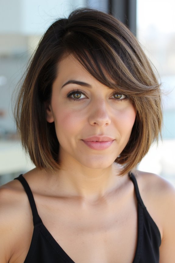 47+ Trendy Short Bob Haircuts & Hairstyles Women Are Getting in 2025 115 short bob angular fringe