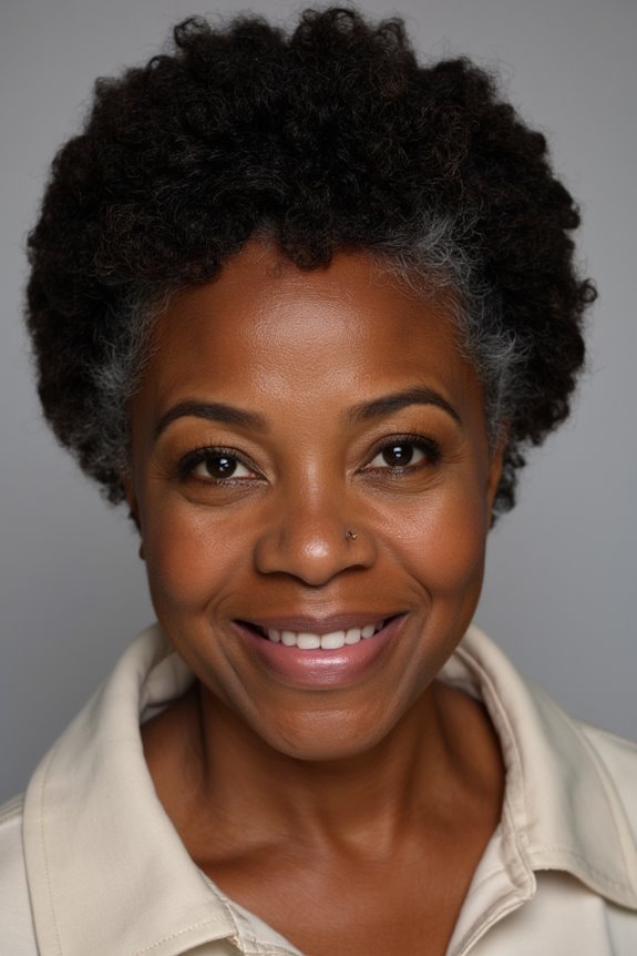 15+ Beautiful Short Natural Haircuts for Black Women Over 60 in 2025 41 short coils with highlights