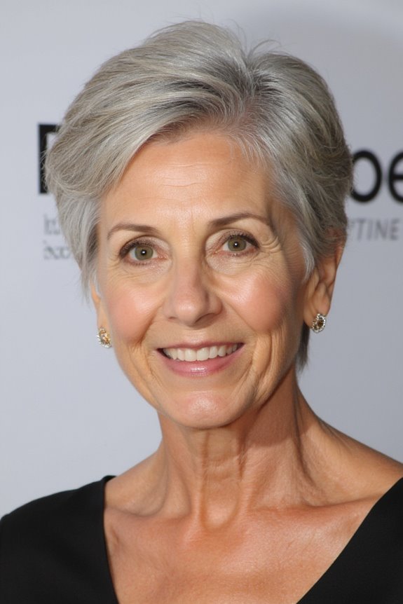30+ Trendy Short Haircuts for Older Women With Fine Hair to Boost Volume in 2025 80 short feathered hairstyle elegance