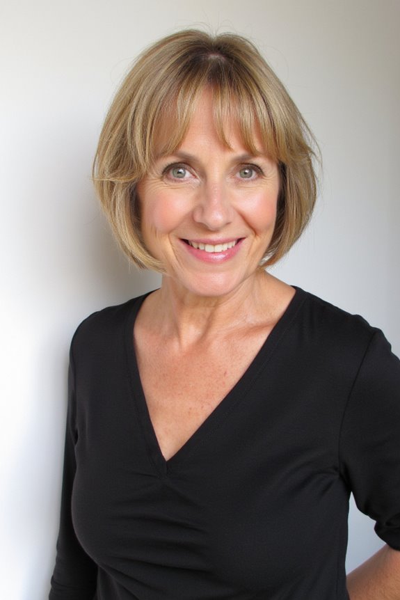 44+ Stylish & Fuss-Free Short Hairstyles for Women Over 50 in 2025 52 short hair curtain bangs