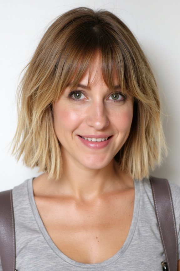 37+ Best Ways to Wear Curtain Bangs With Short Hair in 2025 112 short hair with waves