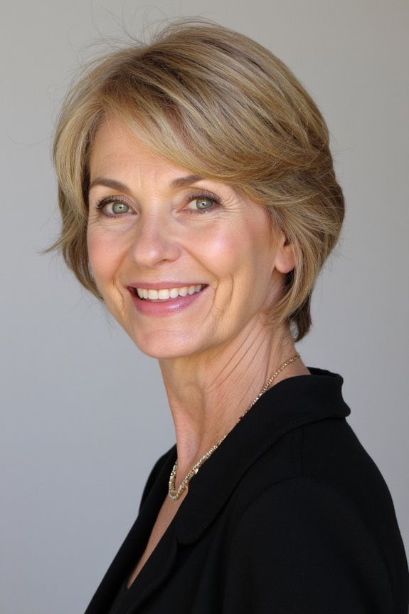 30+ Trendy Short Haircuts for Older Women With Fine Hair to Boost Volume in 2025 64 short layered haircut bangs