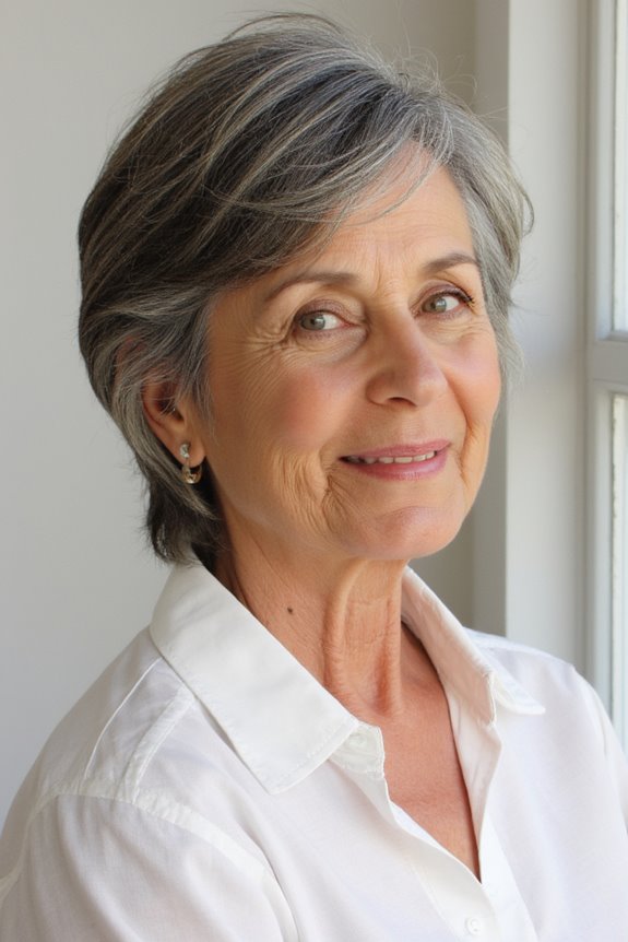 49+ Best Short Hairstyles for Women Over 50 With Fine Hair in 2025 73 short layered highlights hairstyle