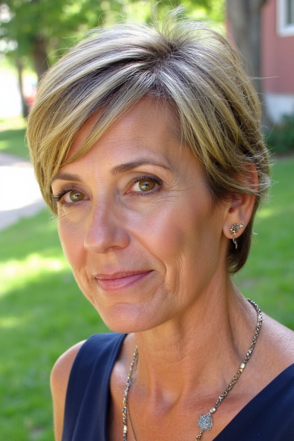 46+ Sexiest Short Hairstyles for Women Over 40 in 2025 70 short layered highlights hairstyle
