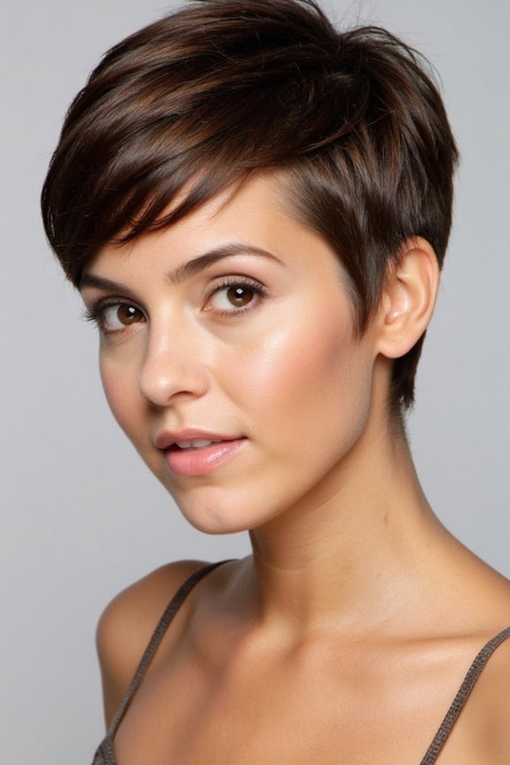 35+ Most Flattering Ways to Get a Pixie Cut for Round Face Shapes in 2025 23 short pixie with asymmetry