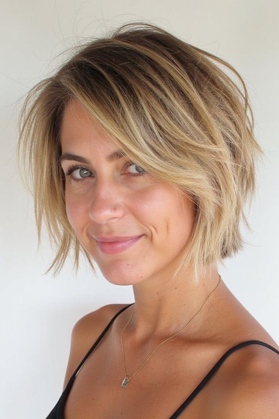 32+ Cutest Short Shaggy Haircuts for Fine Hair to Look Fuller in 2025 71 short shaggy blonde balayage