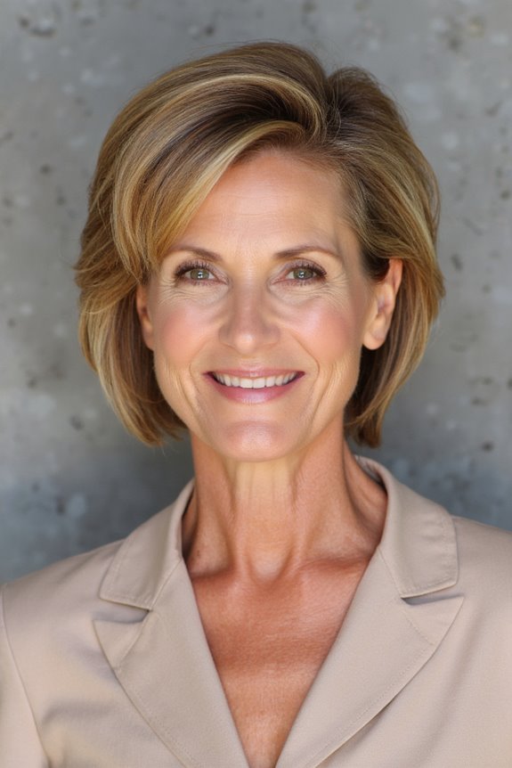 15+ Flattering Short Stacked Bob Haircuts Women Over 50 Will Love in 2025 34 short textured bob hairstyle