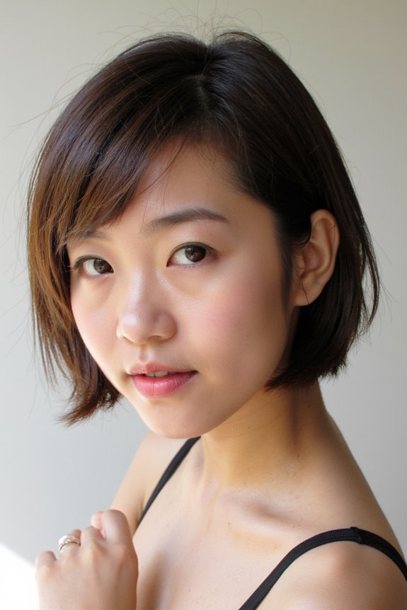 46+ Cute Short Haircuts for Short Hair Trending in 2025 25 side swept bangs for short hair