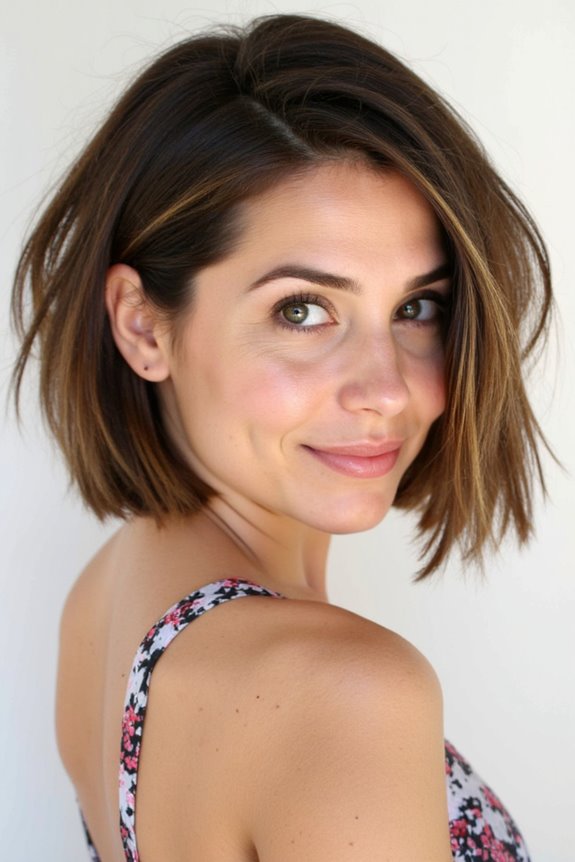 50+ Short Hairstyles for Thin, Fine Hair to Appear Thick & Full in 2025 132 side swept layered haircut
