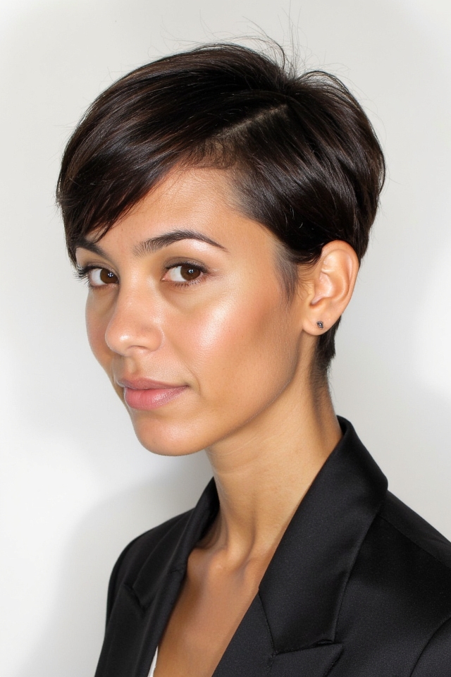 50+ Bixie Haircut Examples Trending Right Now 5 sleek asymmetrical bixie hairstyle