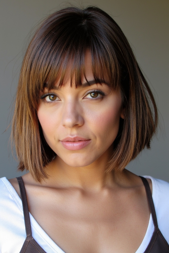 33+ Jaw-Length Bob Haircuts to See If You Want a Chic Crop in 2025 16 sleek blunt cut bob