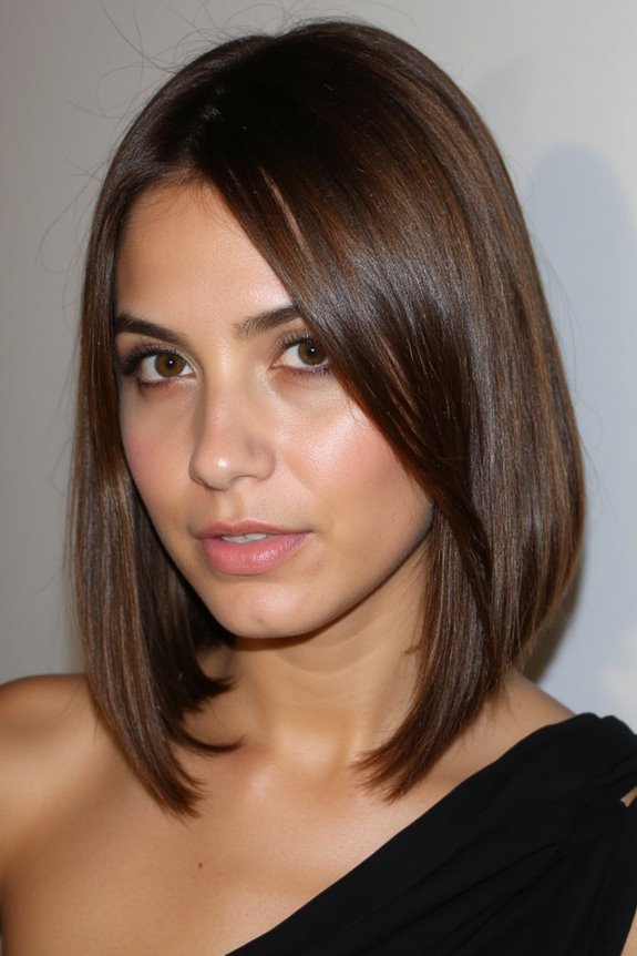 42+ Flattering Short Hairstyles for Long Faces in 2025 33 sleek bob styling essentials
