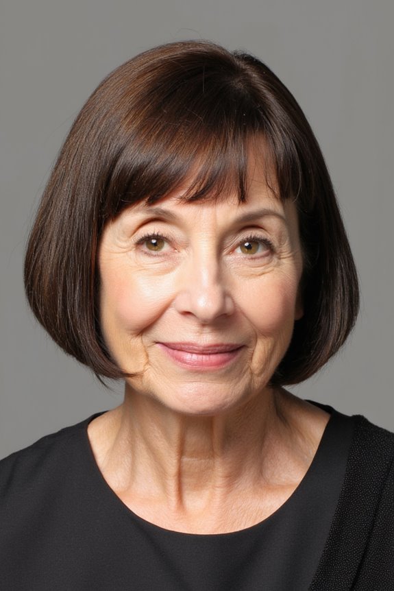 15+ Stylish Short Bob With Bangs Ideas for Older Women in 2025 58 sleek bob with bangs