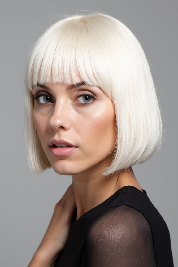49+ Short Blonde Hair Ideas We Can't Stop Staring At 2025 2 sleek bold platinum bob