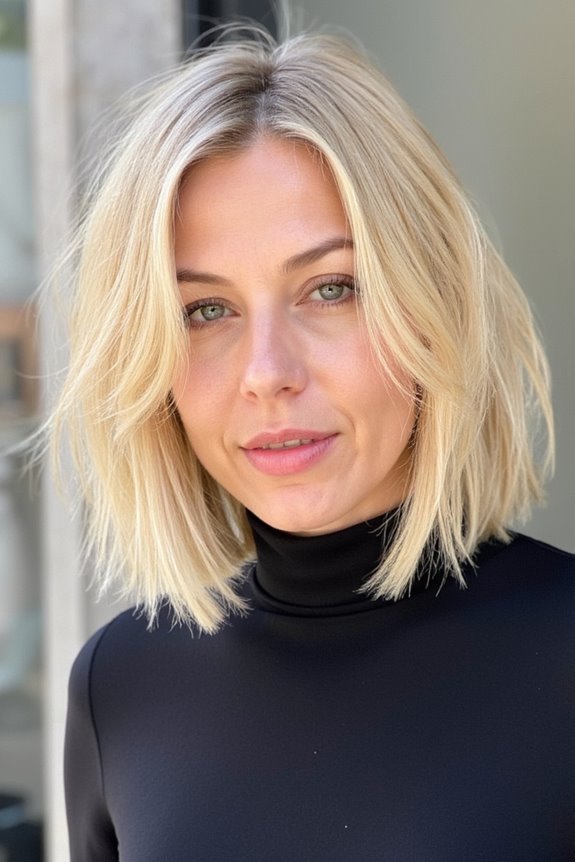 49+ Short Blonde Hair Ideas We Can't Stop Staring At 2025 47 sleek center part bob