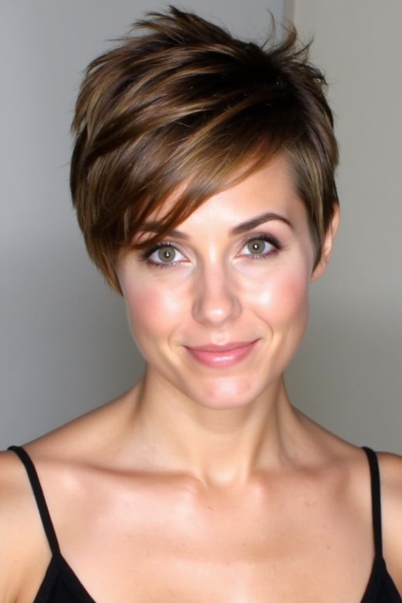 50+ Types of Choppy Pixie Cuts Women Are Asking for This Year 2025 13 sleek edgy side swept pixie