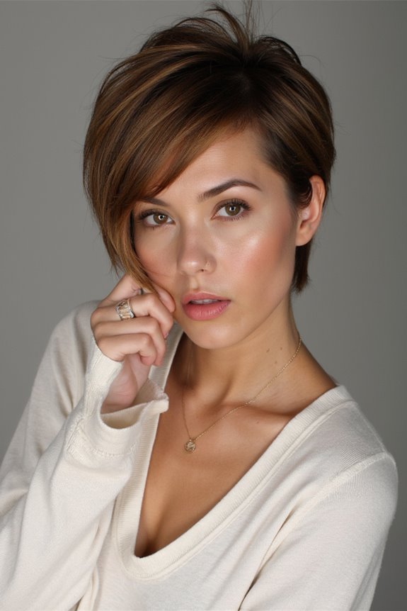 25+ Greatest Long Pixie Cuts for Thin Hair to Look Voluminous in 2025 72 sleek long pixie hairstyle