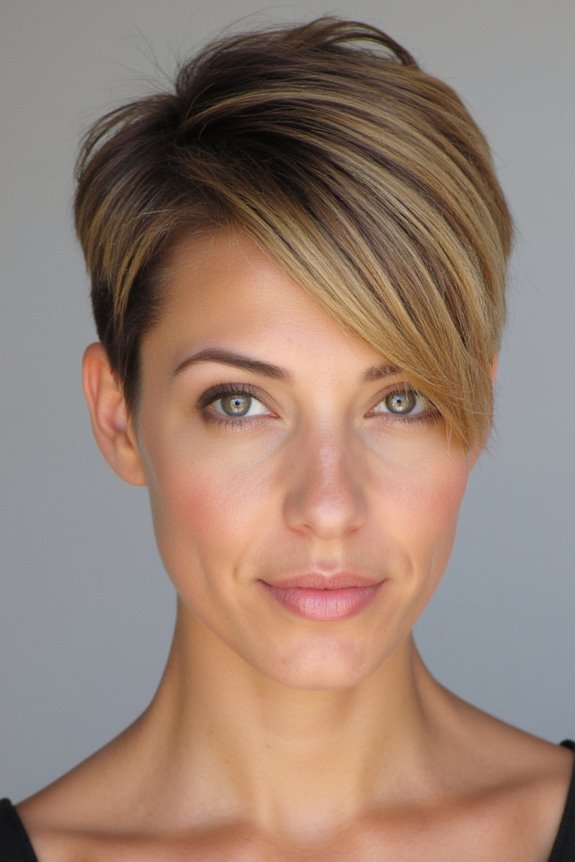 29+ Most Flattering Pixie Cuts for Oval Face Shapes in 2025 21 sleek modern pixie cut