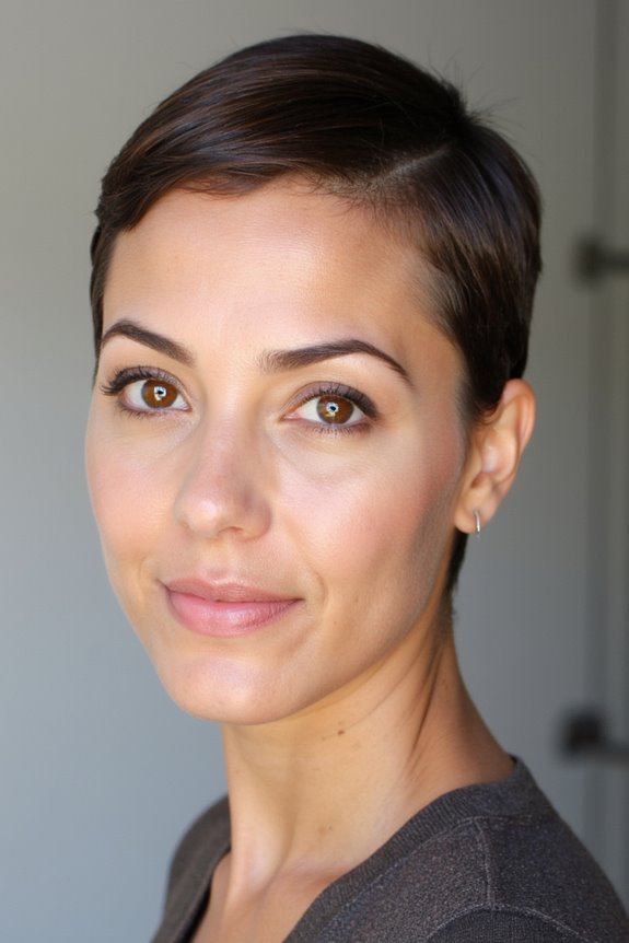 29+ Most Flattering Pixie Cuts for Oval Face Shapes in 2025 71 sleek pixie for oval faces