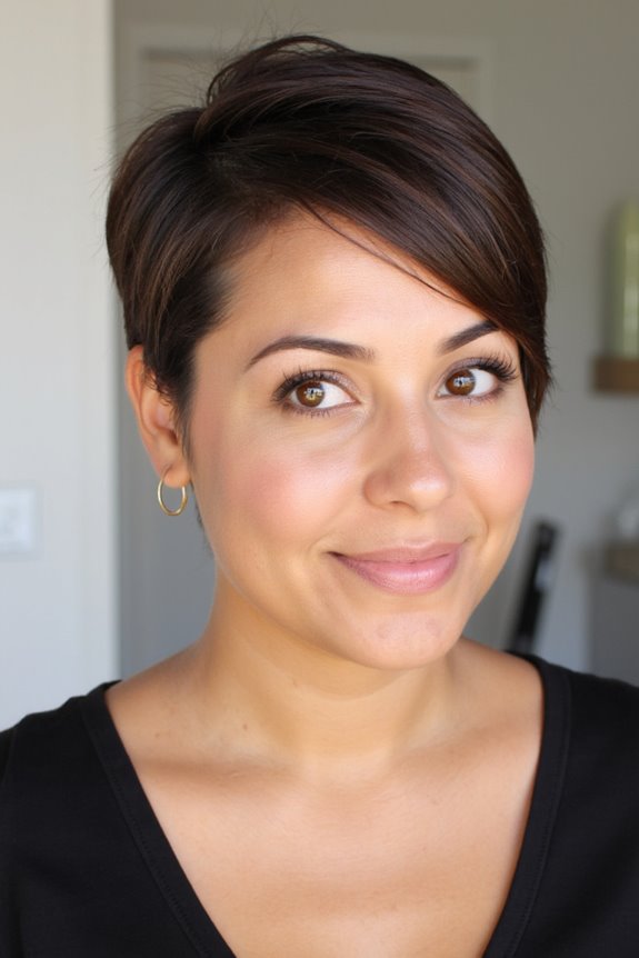 15+ Chic Pixie Cuts That Complement Chubby Faces for 2025 20 sleek pixie for round faces