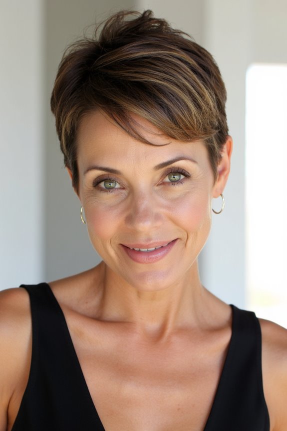 15+ Stylish Pixie Shag Haircuts for Women Over 40 to Try in 2025 22 sleek pixie shag hairstyle