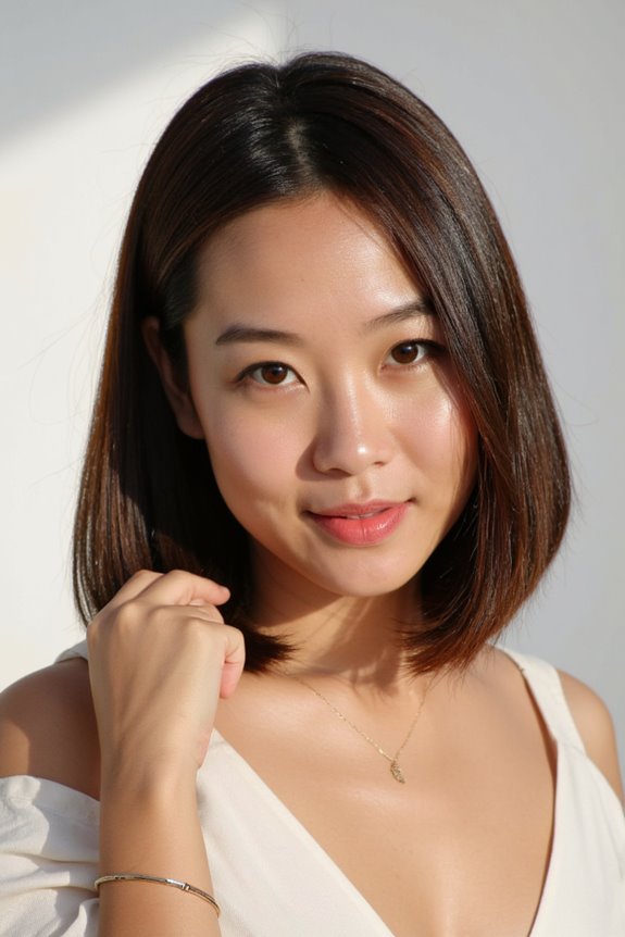 Chin-Length Haircuts in 2025 Are In! 45+ Irresistible Ways to Get It 13 sleek polished chin length hairstyle